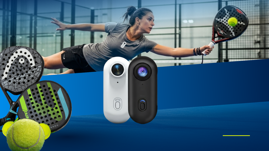 CamPro Mini 4K utilisée pour filmer un match de padel tennis
